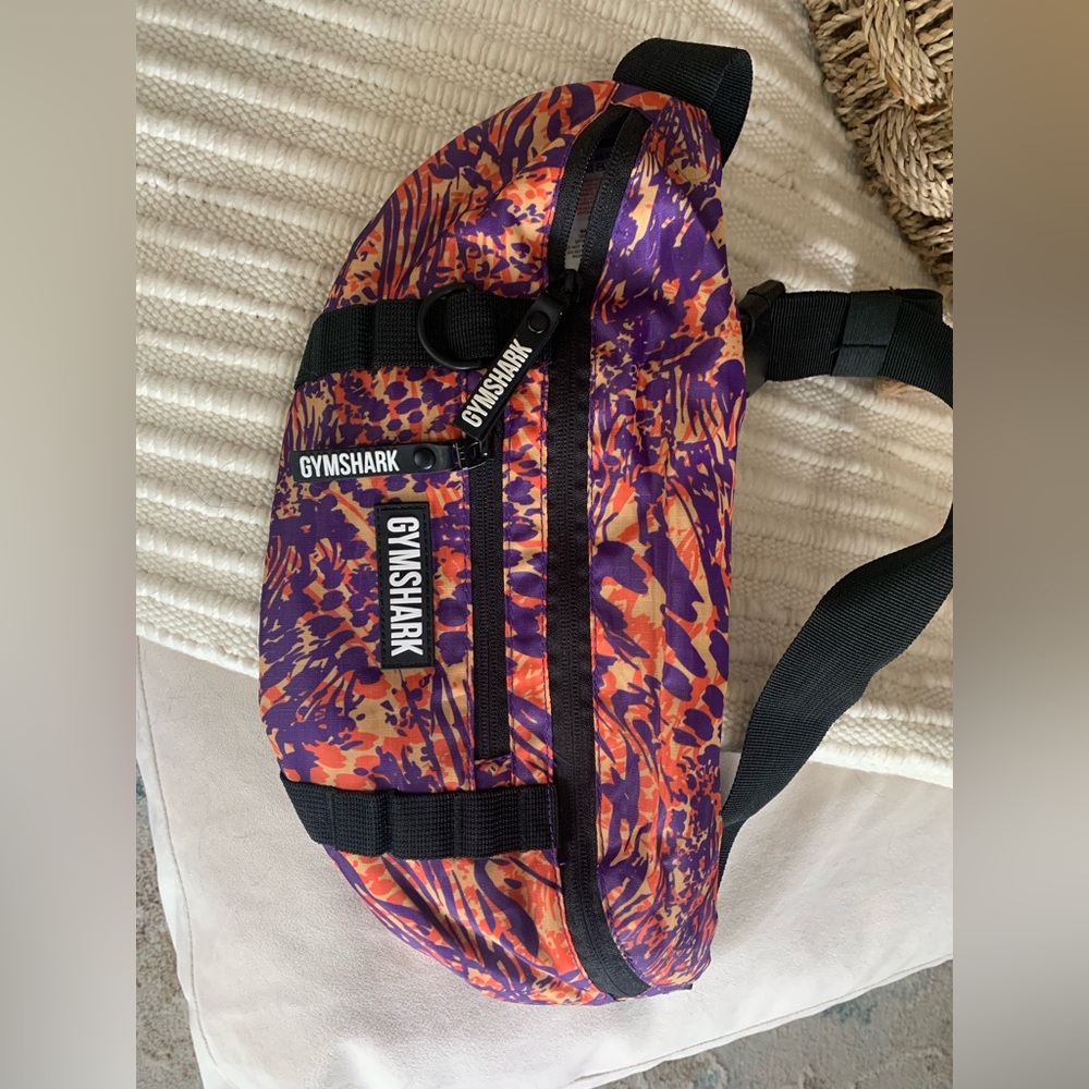 Gymshark Vibrant Purple and Orange Belt Bag